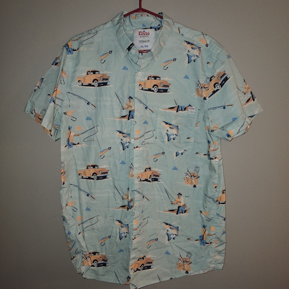 3/30.00. Coors Fishing Shirt